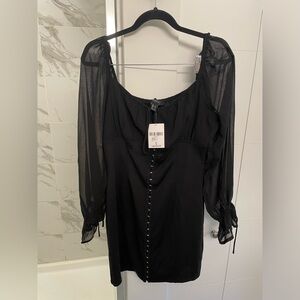 Forever 21 Black Corset Dress 0X NWT